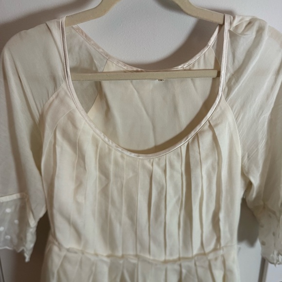 3.1 PHILLIP LIM delicate lace pleated scoop neck dress - Picture 5 of 6